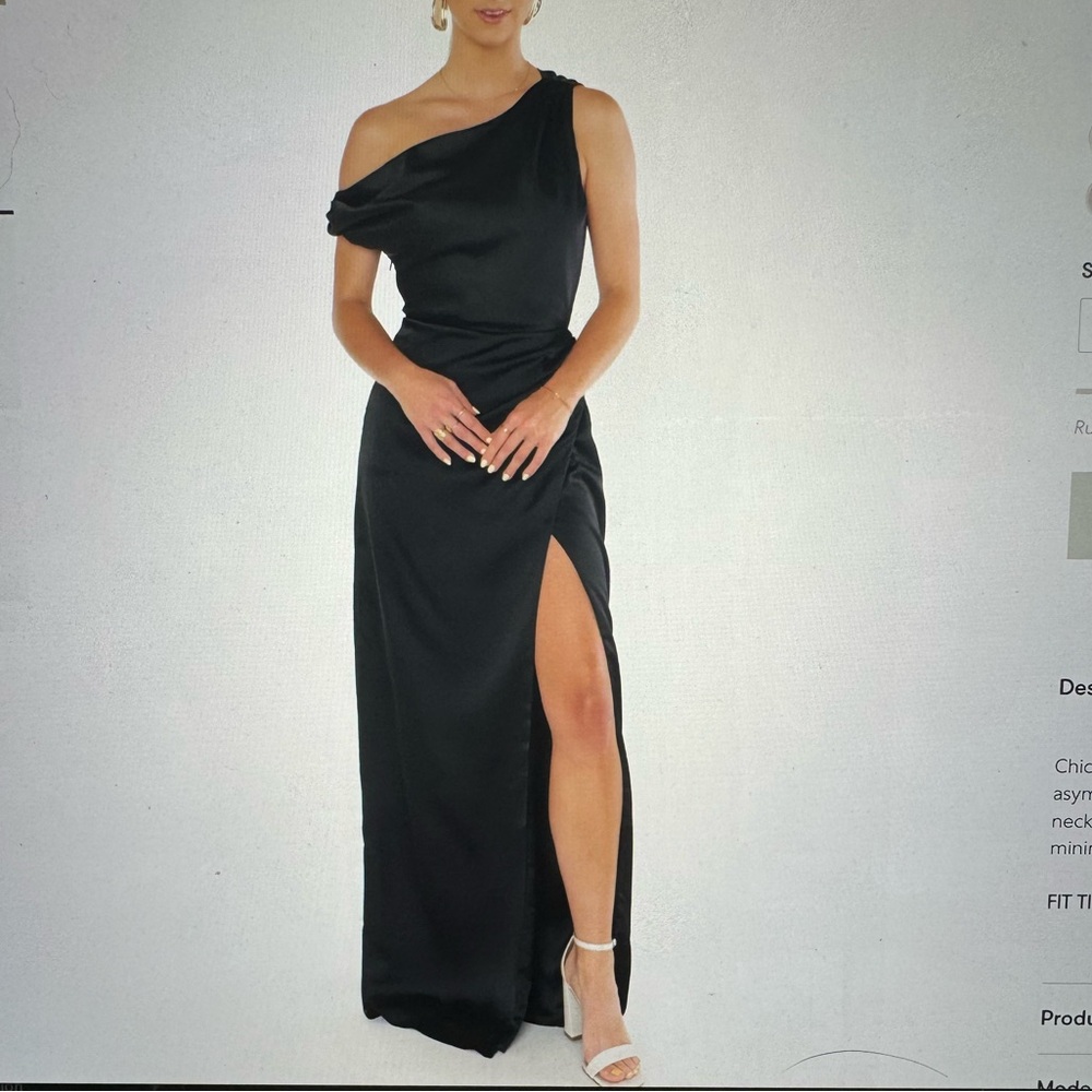 Show me your mumu Jodie dress in black